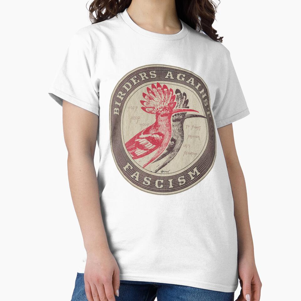 Birders against fascism by Loki Propagandart