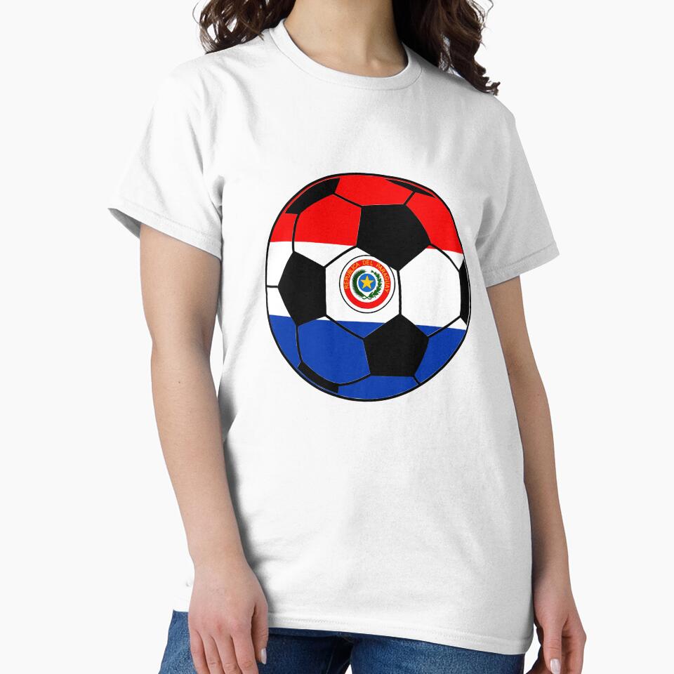 Paraguay Flag Soccer Ball by FinalScoreClub