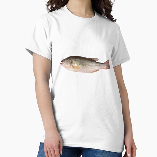 "Fih" Funny Misspelled Fish Meme, Simple Humor by thetshirtfirm