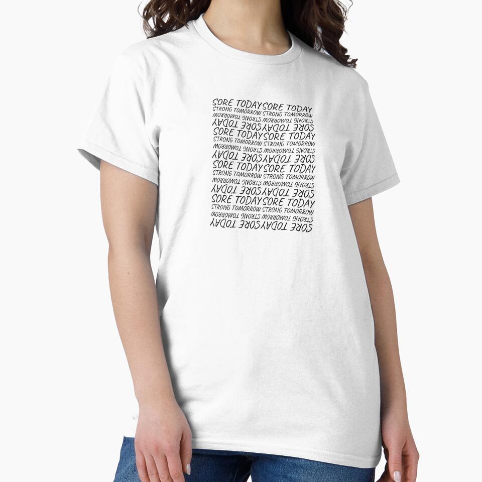 Sore Today Strong Tomorrow, sport, fitness gift by Minimalist Quotes and Sayings