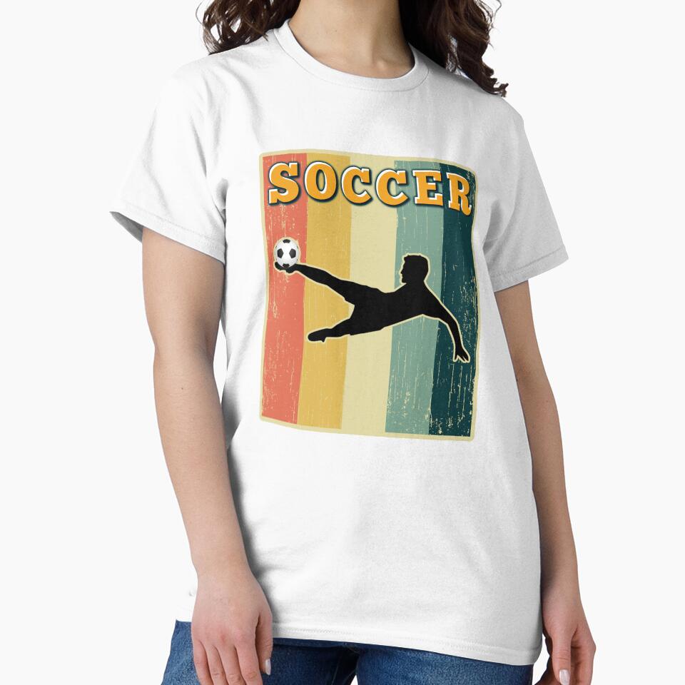 Vintage Retro Old School Soccer by Bendthetrend