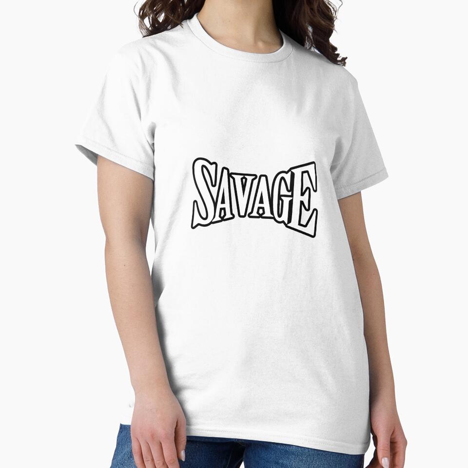 Bold Savage Typography Design by dead inside illustrations