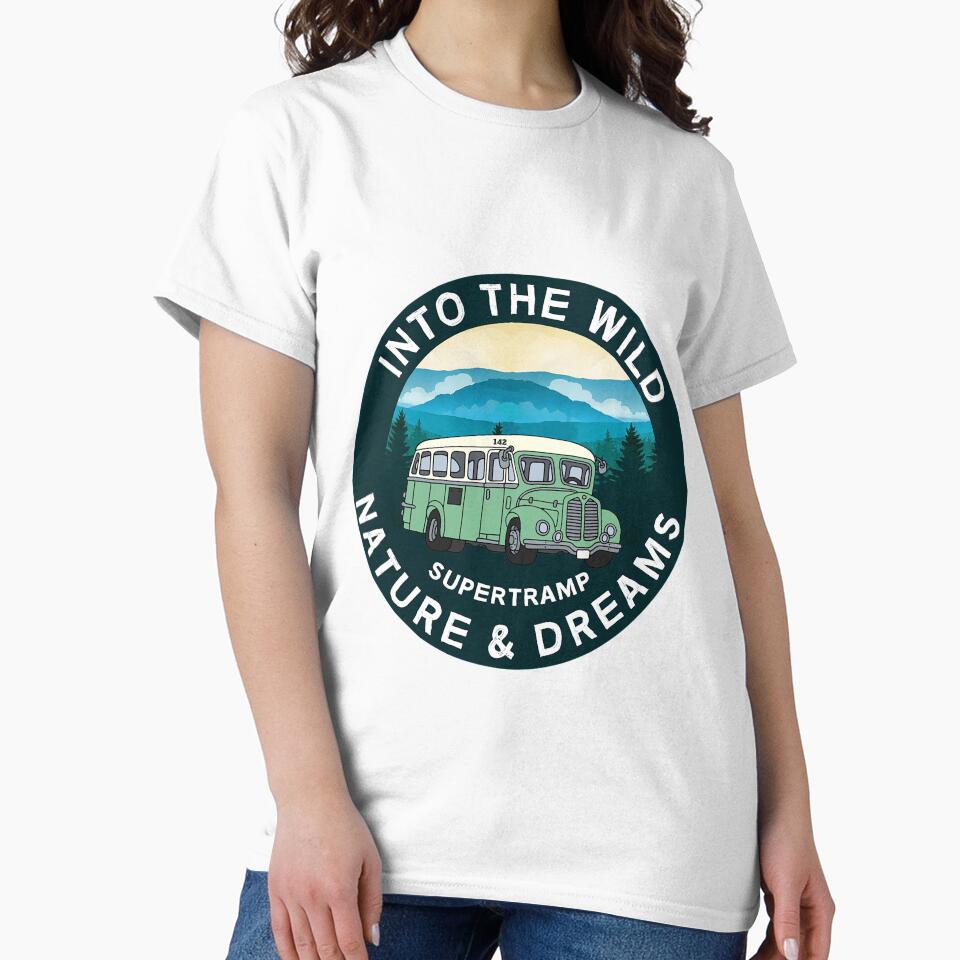 Into The Wild - Leave No Trace Respect Shirt - Supertramp - Respect Nature t-shirt - Protect nature t shirt - Wanderlust Nature by happygiftideas