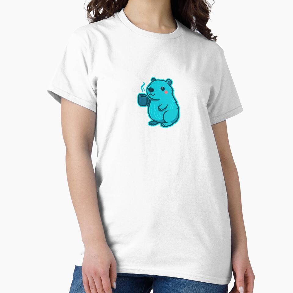 Coffee Capybara – Cute Cozy Morning Vibes by CyberCharm