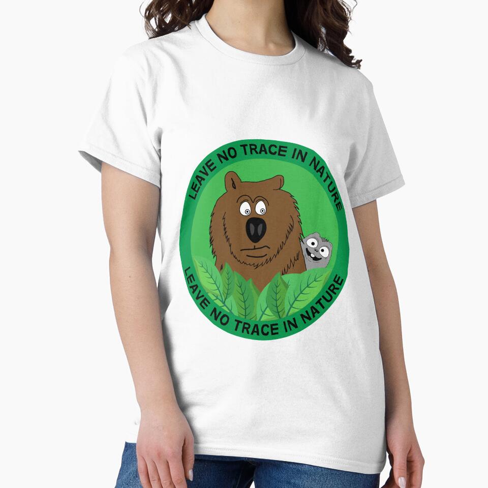 Leave No Trace Respect Shirt - Cute Love Nature Shirt - Respect Nature t-shirt - Cute Protect nature t shirt - Wilderness Shirt - Wanderlust Nature by happygiftideas