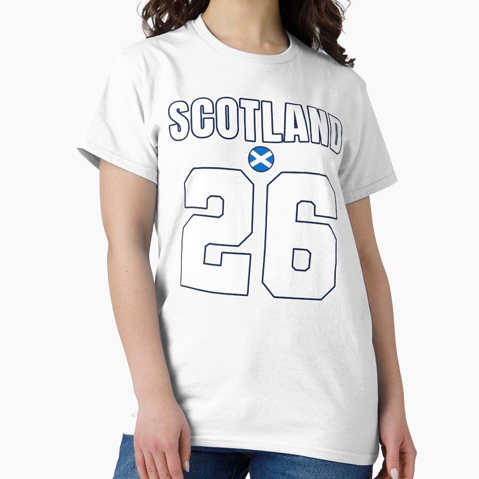 Scotland 26 Football Shirt | Scotland 2026 Soccer Fan Apparel | Vintage Jersey Style Tee | Scotland Supporter Gift by The Hairy Melon