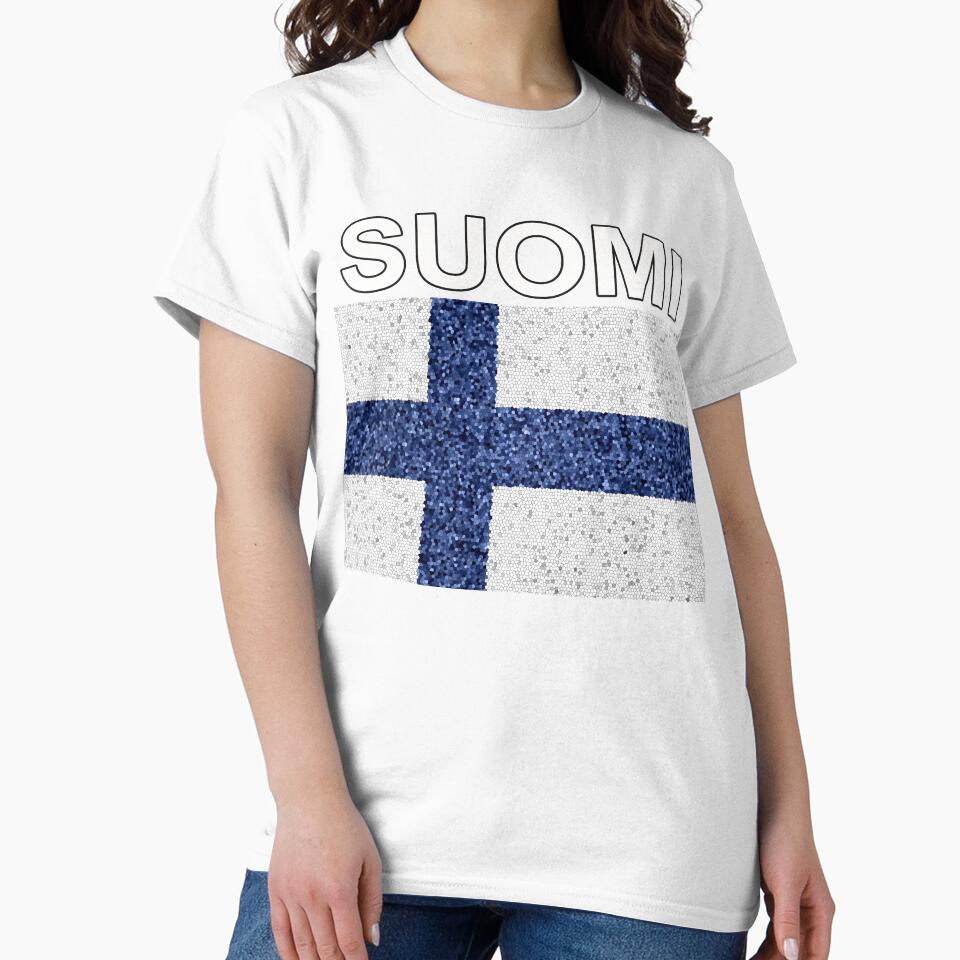 Suomi Flag National Art Style Deluxe by merchhost