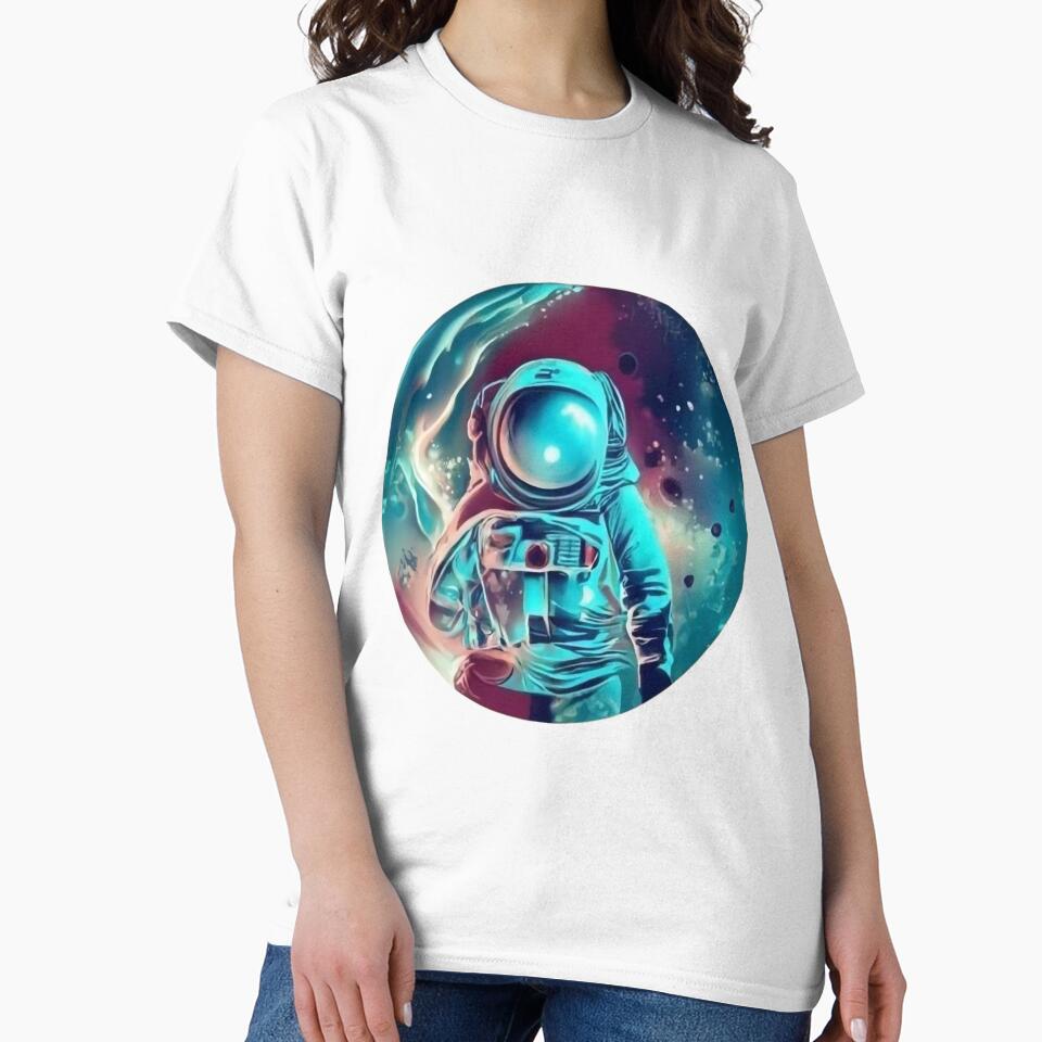 Astronaut Exploring Space/Journey Beyond Earth by Hubert  GrafikaExpressArtistry