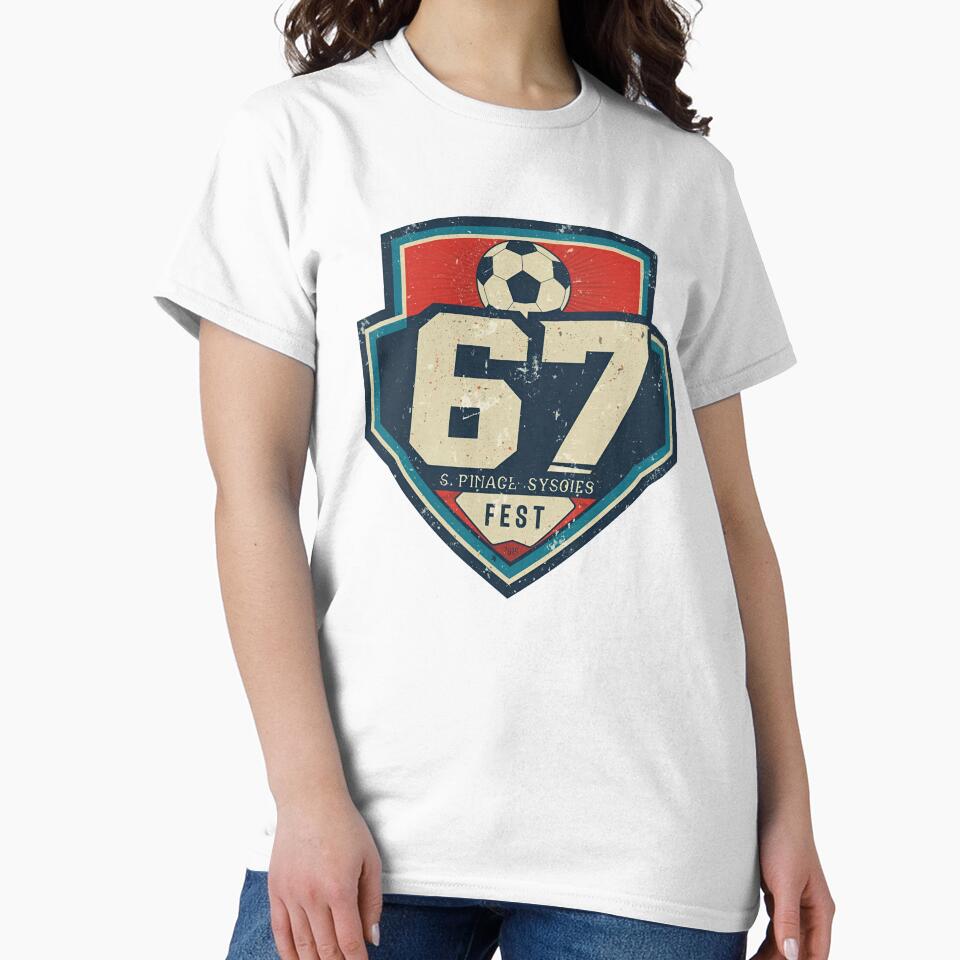 Vintage Soccer Badge – Number 67 - 1 by PixelKickr