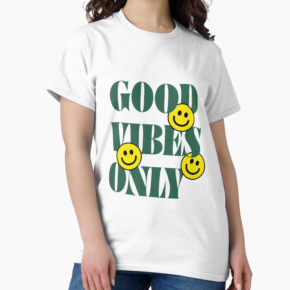 good vibes only - motivational quote by artbybirgit