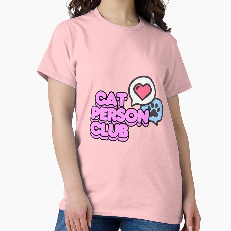 Cat Person Club | Funny Cat Lover Design by CuteVibesStudio
