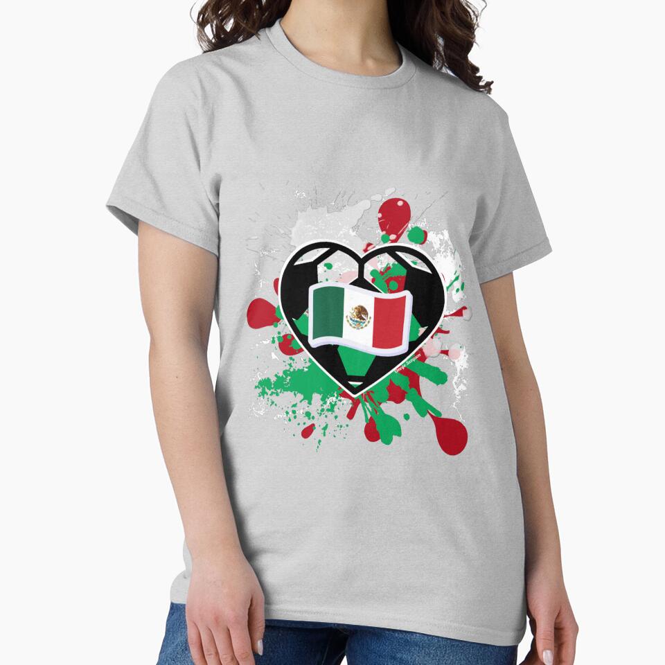 Mexican Flag Soccer Heart by artbyomega