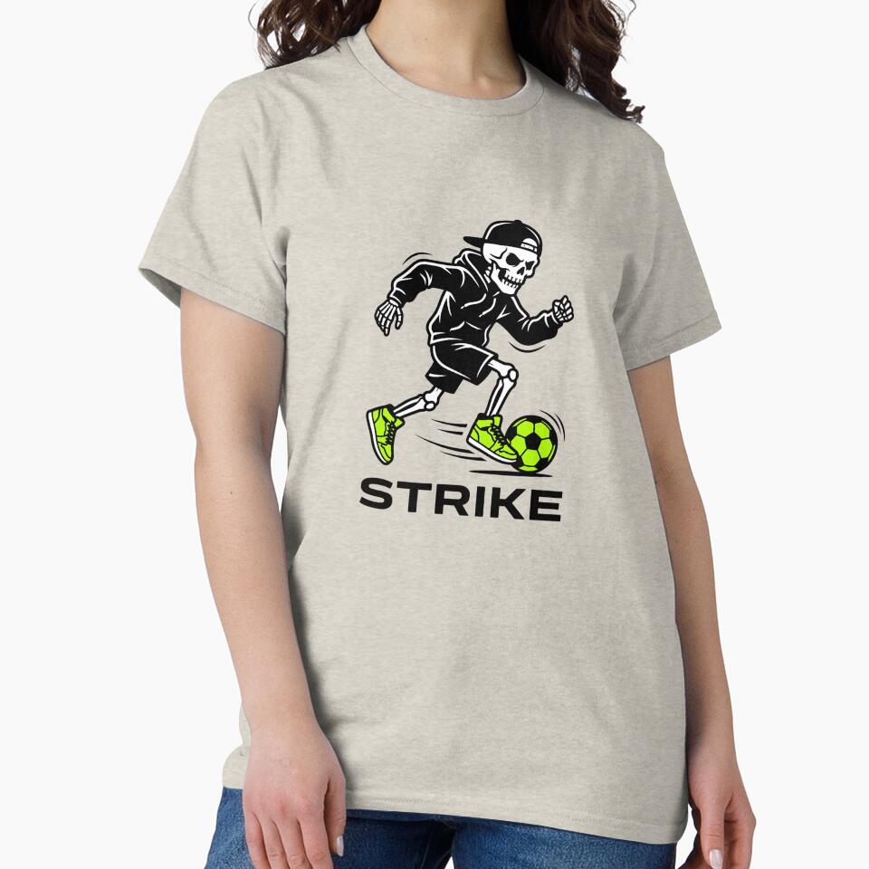 Aesthetic Street Football Skull Athletic Graphic Shirt by Mr-wow