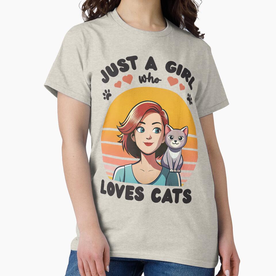 Just a Girl who Loves Cats by FerminaDesigns