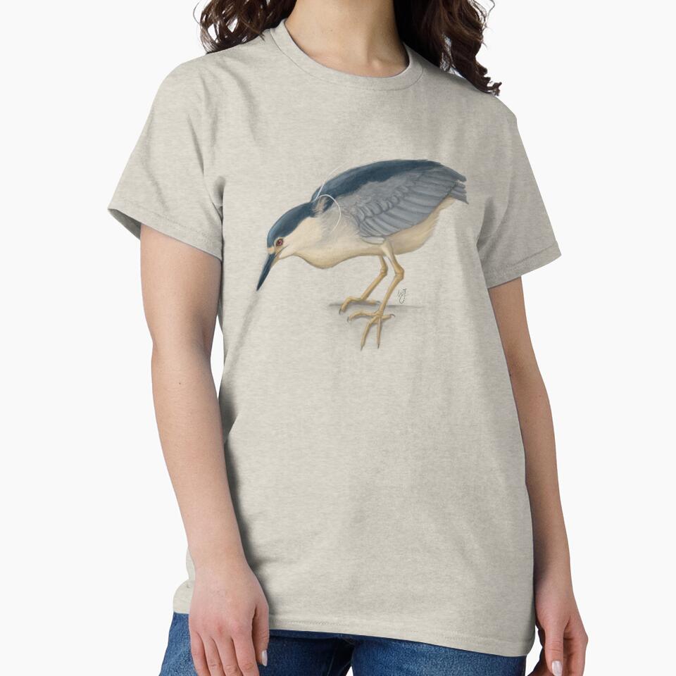 Black-crowned Night Heron by Wildlife Art by Holly