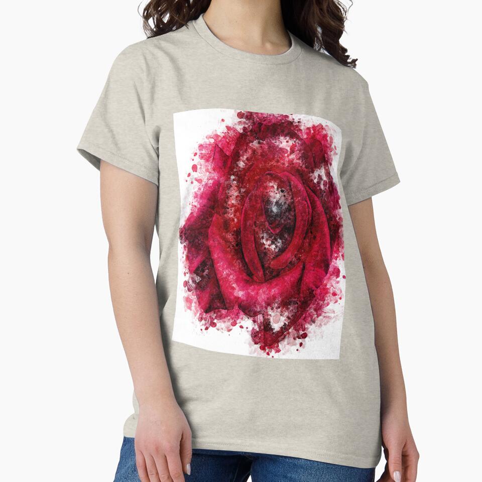 Red Rose Abstract color by artdragongift 15