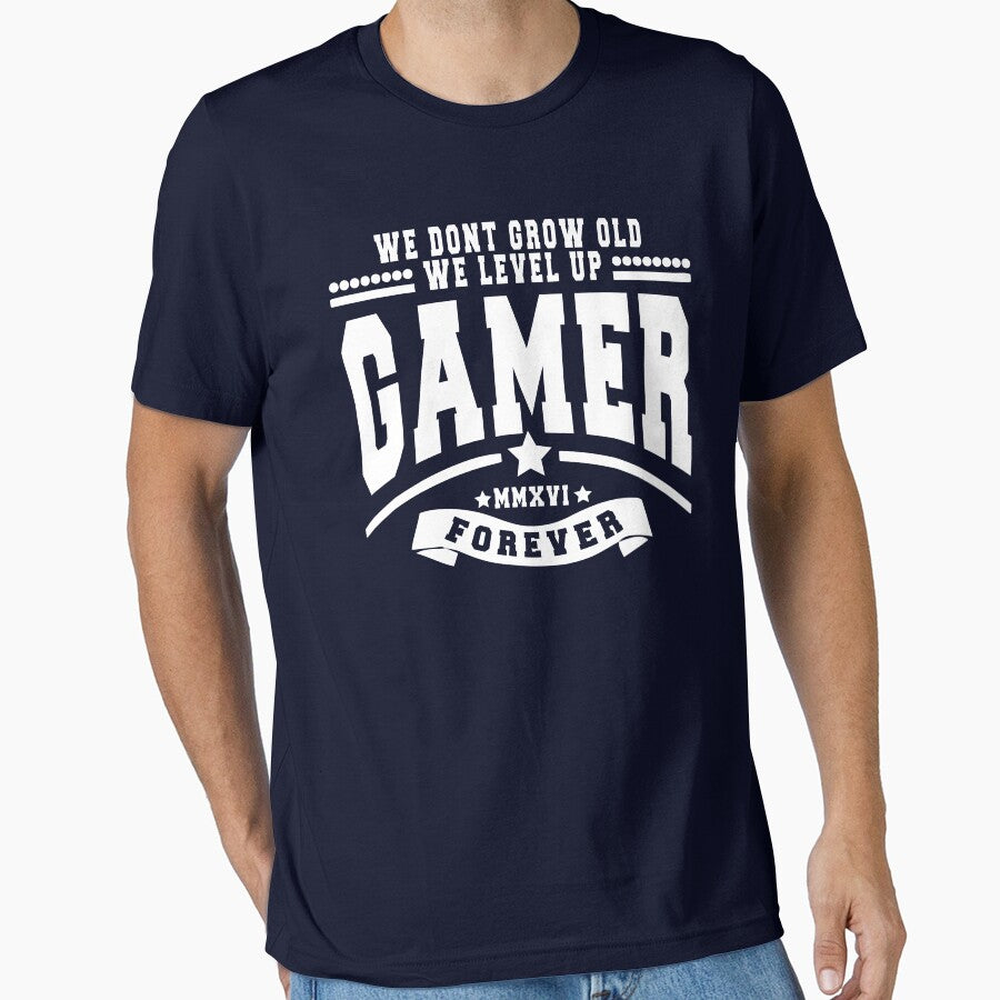 GAMER - WE DON'T GROW OLD WE LEVEL UP by ShirtWreck