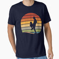 Retro Vintage Soccer Player Sunset Graphic #p72 by EllaCarrollEC