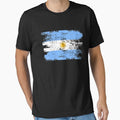 Argentina Flag Gift Country Patriotic Travel Shirt Americas Light by threadsmonkey