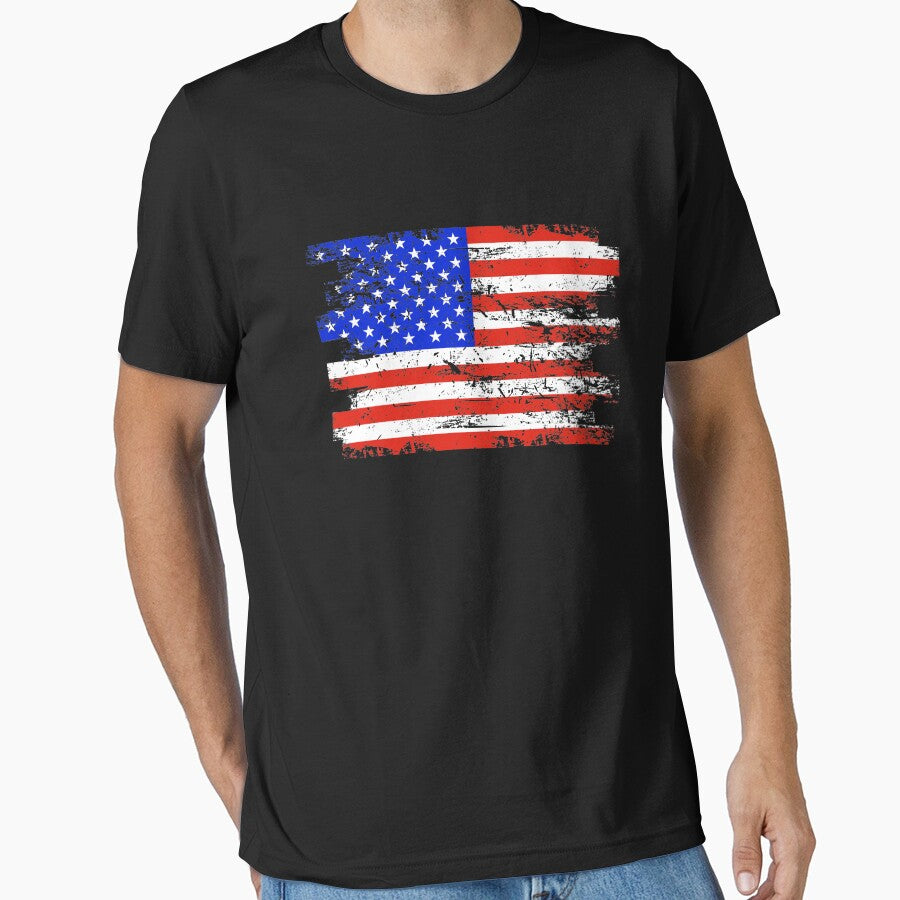 United States Flag Gift Country Patriotic Travel Shirt Americas Light by threadsmonkey