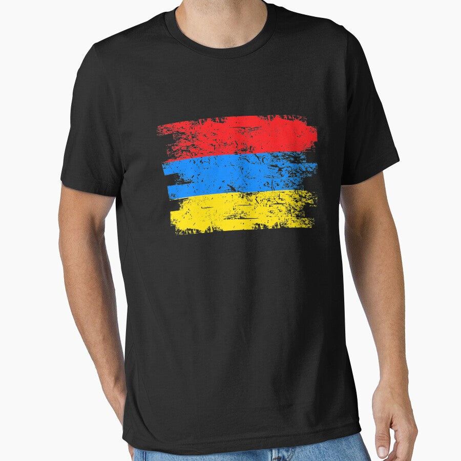 Armenia Gift Country Flag Patriotic Travel Shirt Europe Light by threadsmonkey