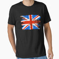 United Kingdom Gift Country Flag Patriotic Travel Shirt Europe Light by threadsmonkey