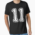 Sport Team Jersey 11 T Shirt Football Soccer Baseball Hockey Basketball Eleven 11 011 Number by arcadetoystore