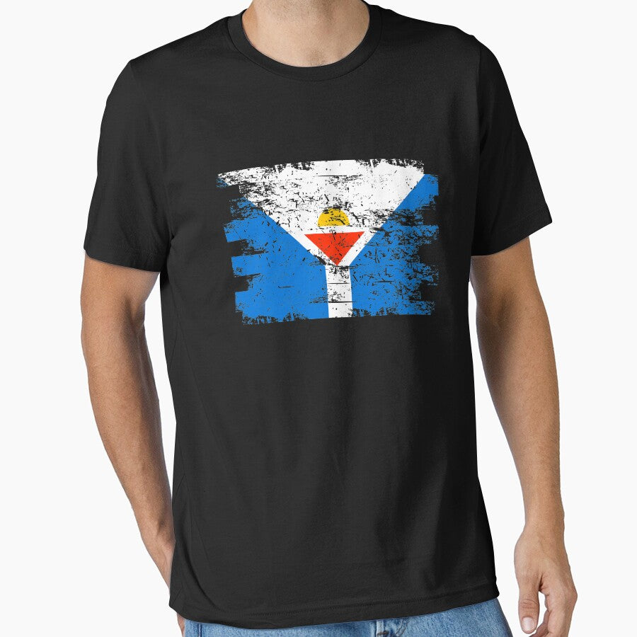 Saint Martin Flag Gift Country Patriotic Travel Shirt Americas Light by threadsmonkey