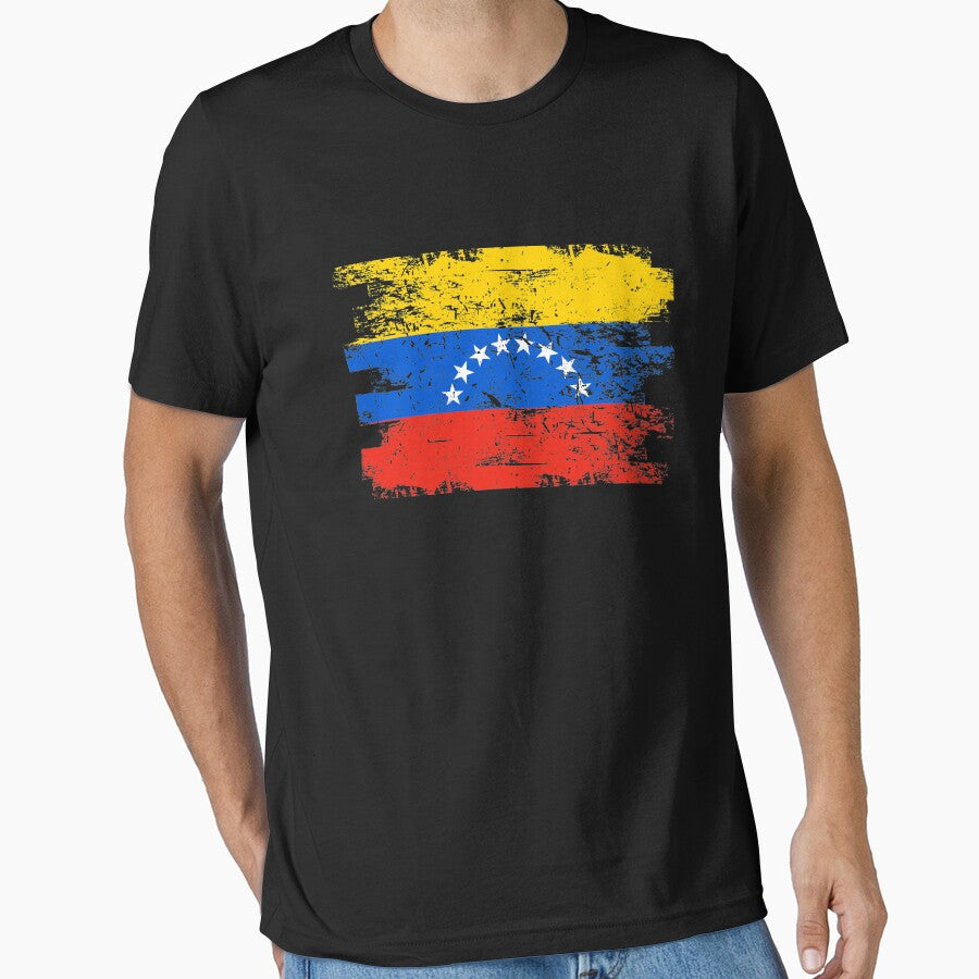 Venezuela Flag Gift Country Patriotic Travel Shirt Americas Light by threadsmonkey