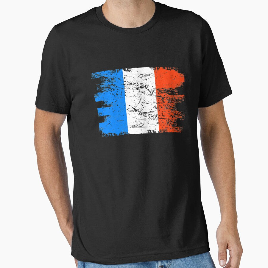 France Gift Country Flag Patriotic Travel Shirt Europe Light by threadsmonkey