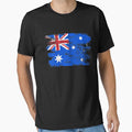 Australia Shirt Gift Country Flag Patriotic Travel Oceania Light by threadsmonkey