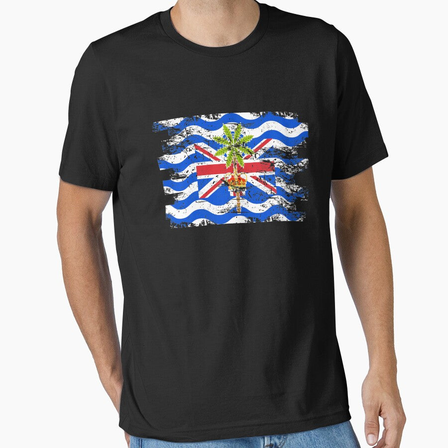 British Indian Ocean Shirt Gift Country Flag Patriotic Travel Asia Light by threadsmonkey