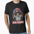 American Football - New England Skull Football Gift by woormle