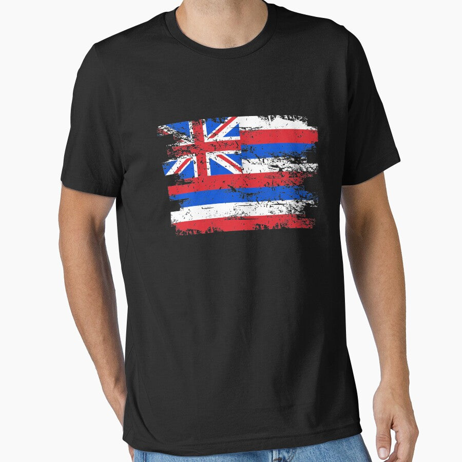 Hawaii Shirt Gift Country Flag Patriotic Travel Oceania Light by threadsmonkey