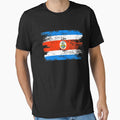 Costa Rica Flag Gift Country Patriotic Travel Shirt Americas Light by threadsmonkey