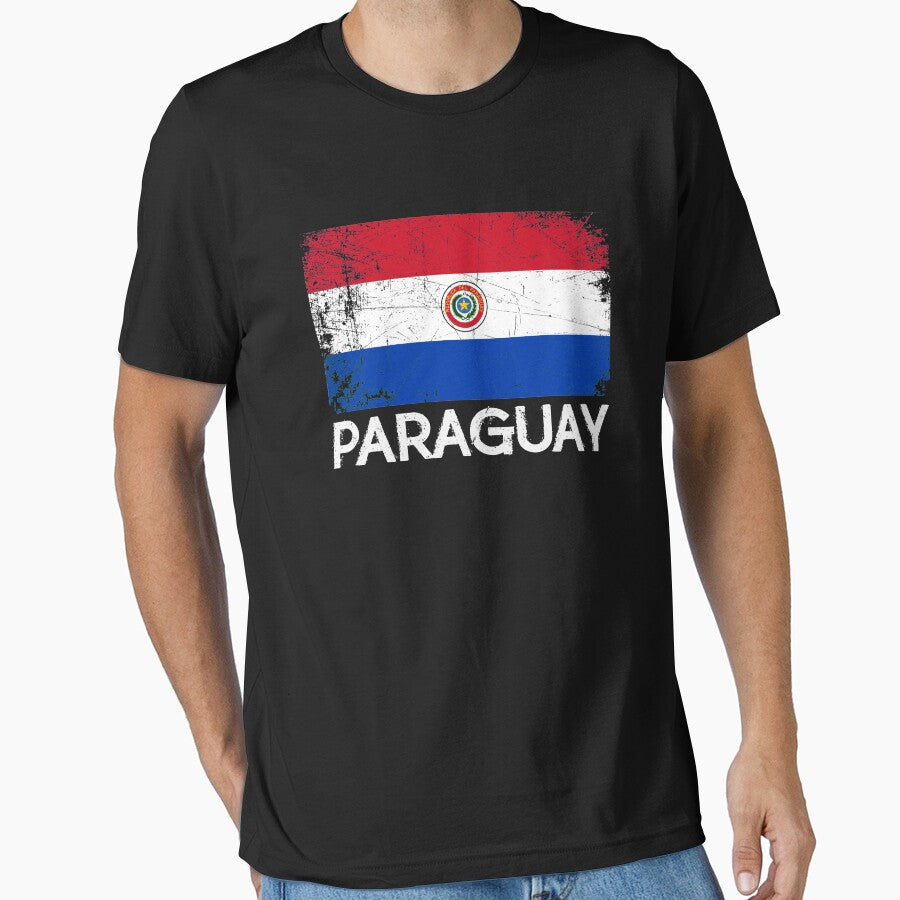 Paraguayan Flag Design | Vintage Made In Paraguay Gift by melsens