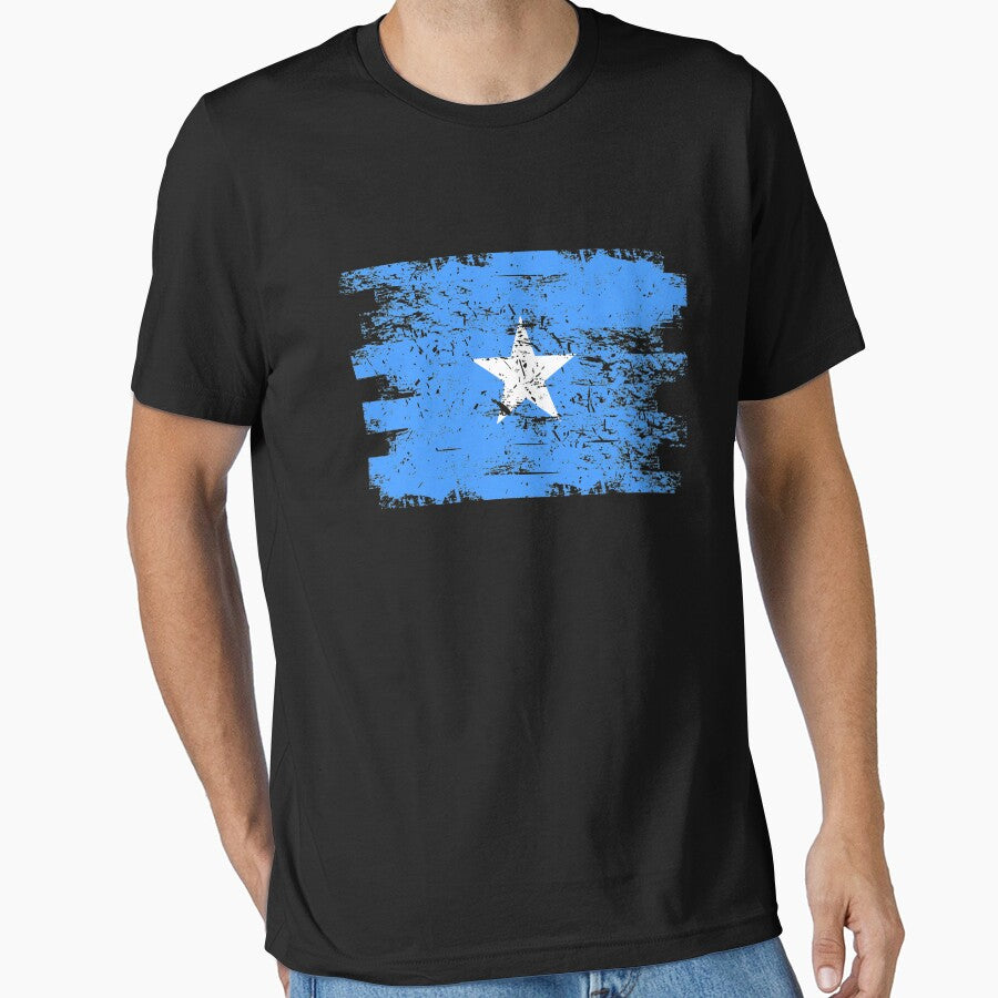 Somalia Shirt Gift Country Flag Patriotic Travel Africa Light by threadsmonkey