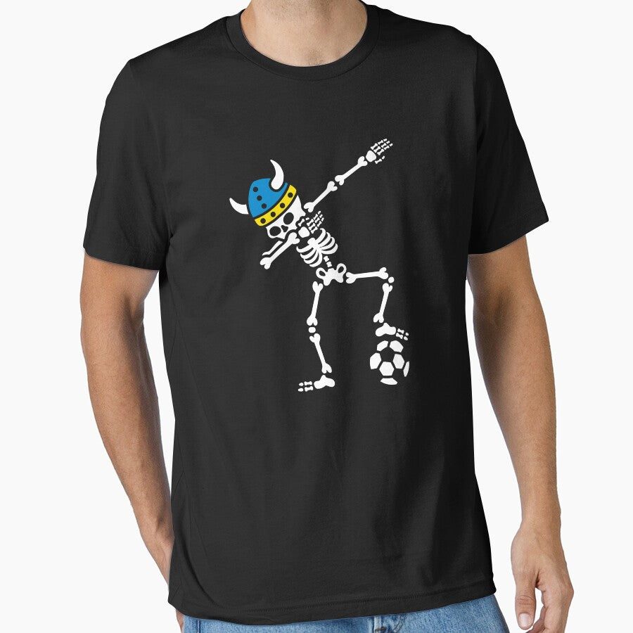 Sweden dab dabbing skeleton soccer football by LaundryFactory