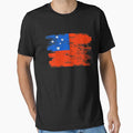 Somoa Shirt Gift Country Flag Patriotic Travel Oceania Light by threadsmonkey