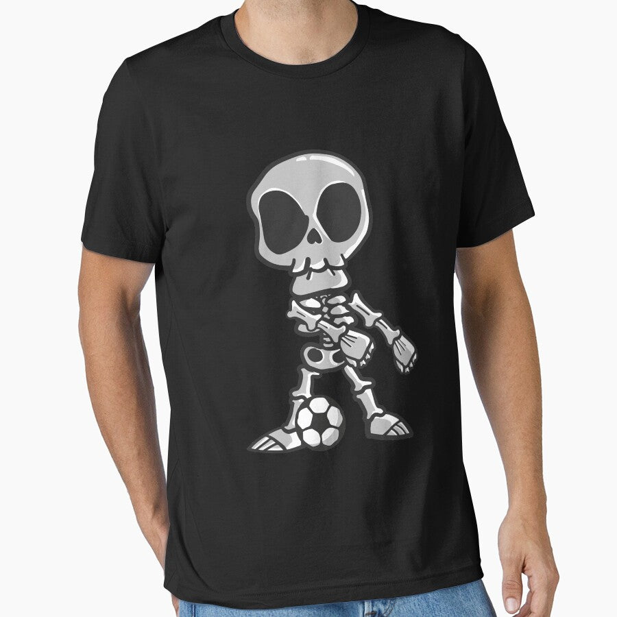 Skeleton Soccer Halloween Art | Football Flossing Gift by melsens