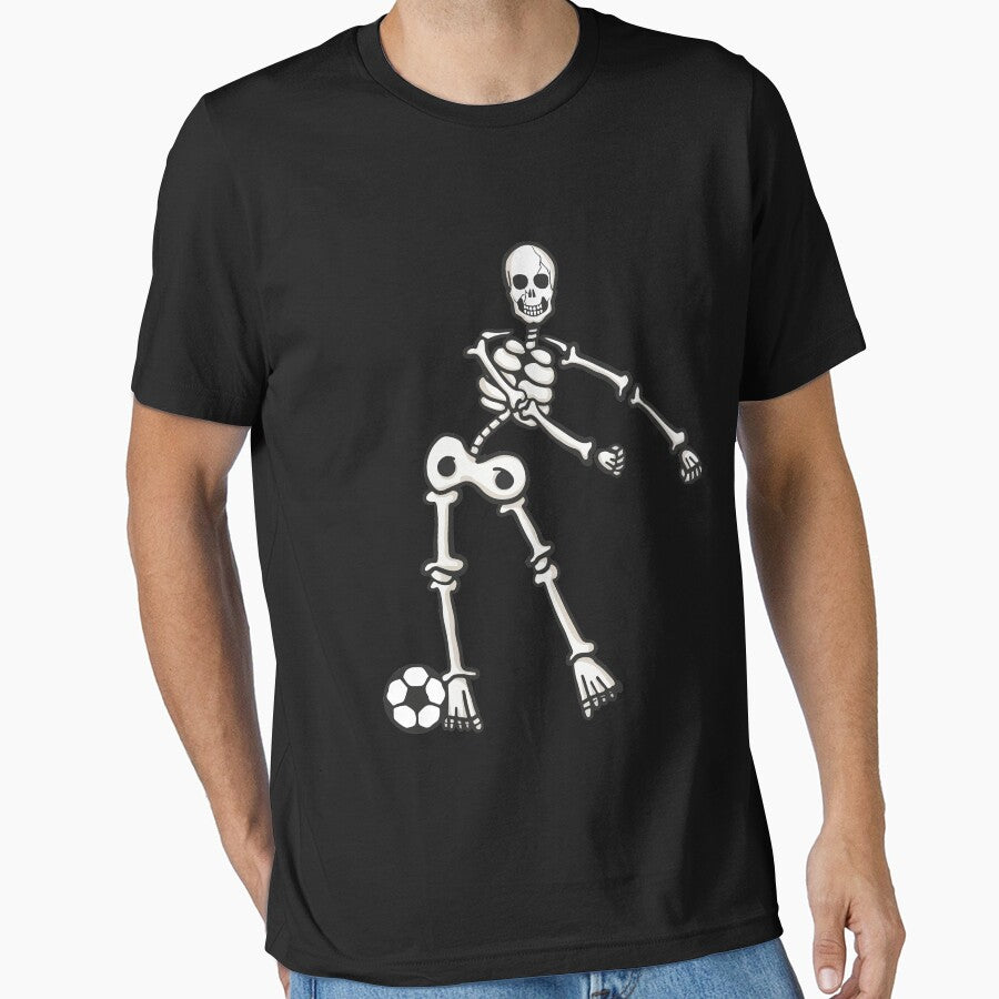 Skeleton Soccer Halloween | Football Flossing Gift by melsens