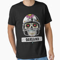 American Football - Oakland Skull Football Gift by woormle