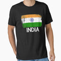 Indian Flag Design | Vintage Made In India Gift by melsens