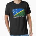 Flag Design | Vintage Made In Solomon Islands Gift by melsens