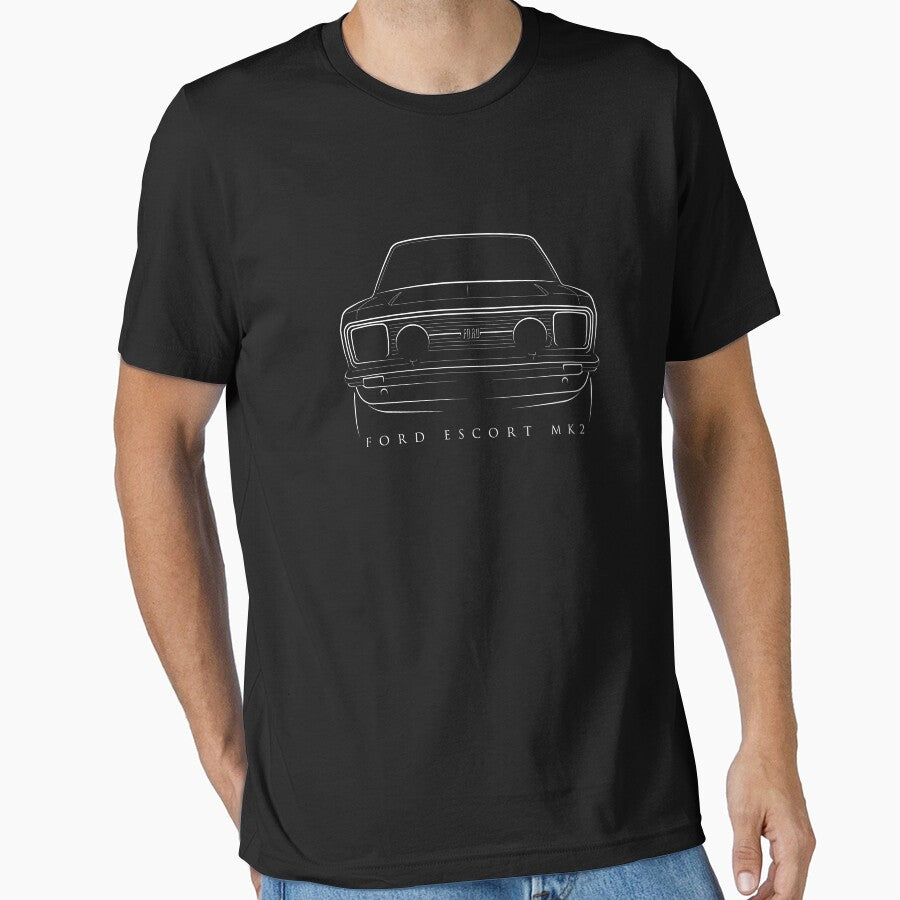 1976 Ford Escort MK2 - front stencil, white by mal-photography