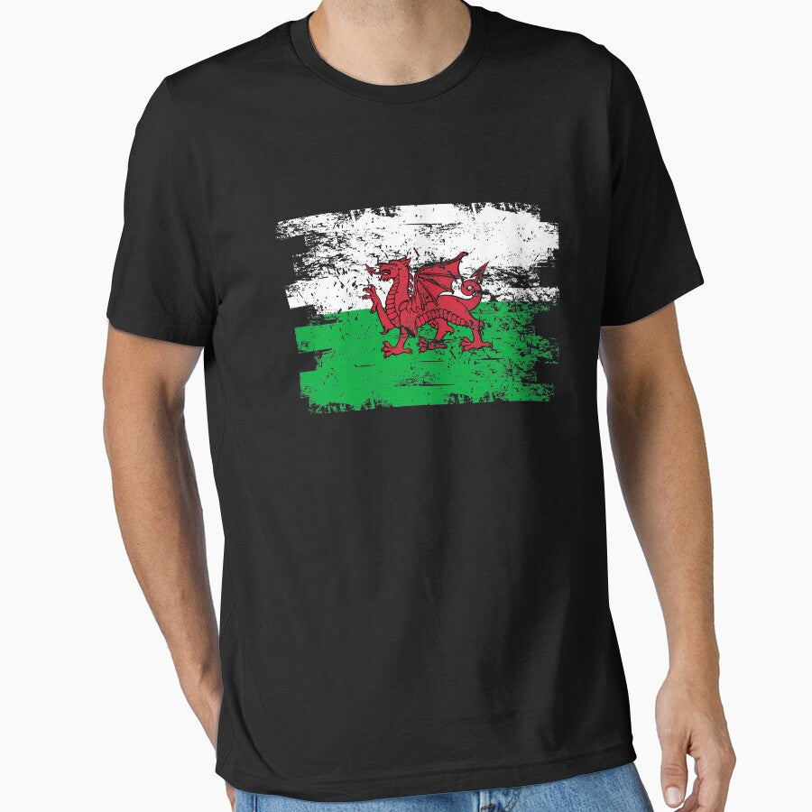 Wales Gift Country Flag Patriotic Travel Shirt Europe Light by threadsmonkey