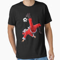 Santa Soccer Shirt Bicycle Kick Santa Claus Funny Xmas Sport Gifts by LiqueGifts