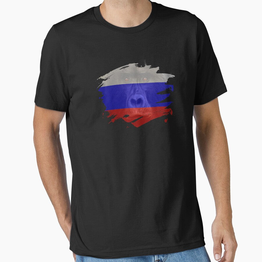 Russia Gorilla Flag by ockshirts