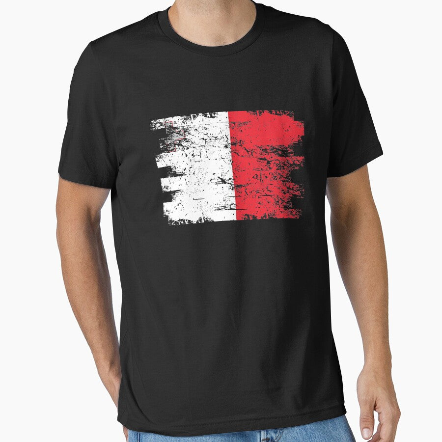 Malta Gift Country Flag Patriotic Travel Shirt Europe Light by threadsmonkey