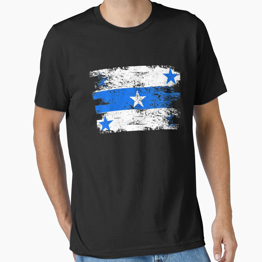 Gambier Islands Shirt Gift Country Flag Patriotic Travel Oceania Light by threadsmonkey